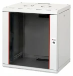 Equip nástenný rozvádzač 12U 600×450 mm sivá / Nástenný rozvádzač / 19" / Sklenené dvere / Pasívne chladenie (EPM-12-6045-G-CBAA)