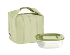 Fratelli Guzzini Termotaška s dózou zelená / Termotaška s dózou / 1,4 l / 22x18x22 cm (32915253)
