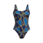 Jednodielne plavky Style Elouise 7785 blue denim - RosaFaia 38C