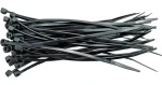 Vorel Sťahovacie pásky 430x4,8 mm čierne / Sťahovacia páska / Nylon / UV odolná / 100 ks (TO-73897)