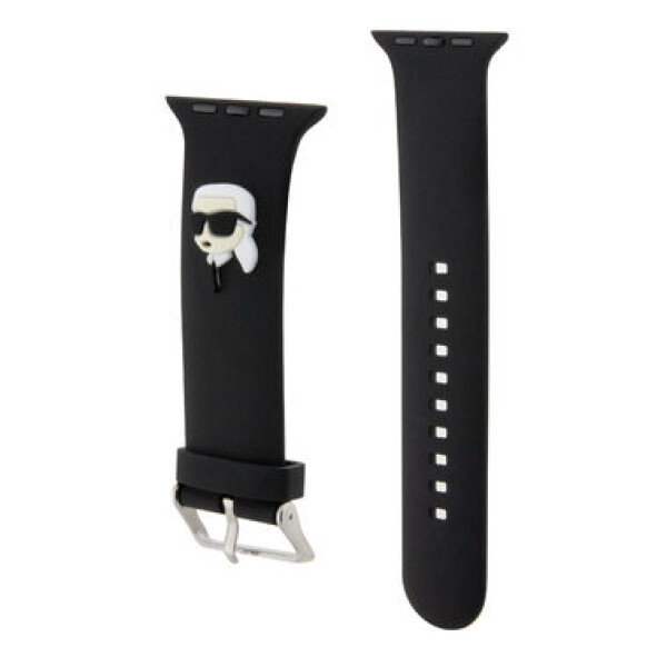 Karl Lagerfeld Karl Head NFT Remienok pre Apple Watch 42/44/45/49 čierna (3666339127381)