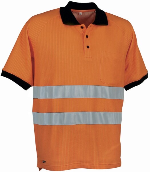 Reflexné pracovné tričko Cofra HELPWAY Farba: Reflexná oranžová, Veľkosť: 2XL (V116_0_01_2XL)