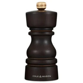 ColeMason London Chocolate Wood / Mlynček na soľ / výška 13 cm / bukové drevo (H233015)