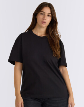 Organic Basics True Heavy Boxy Tee Black M