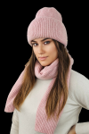 Kamea Hat&Scarf K.23.232.10 tmavo ružová OS