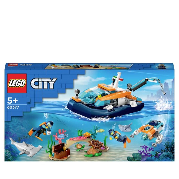 LEGO® City 60377 Prieskumná ponorka potápačov