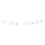 Girlanda hviezdy 2m 10 hviezd - PartyDeco - PartyDeco