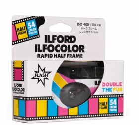 Ilford Ilfocolor Rapid H-Frame biela / jednorazový fotoaparát / 54 farebných snímok / ISO 400 / blesk (2005216)