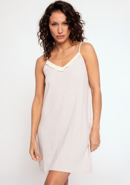 Dámska nočná košeľa Muydemi 210078 L Smetanová