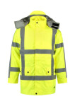 RWS Parka pracovná bunda unisex fluorescenčná žltá 4XL