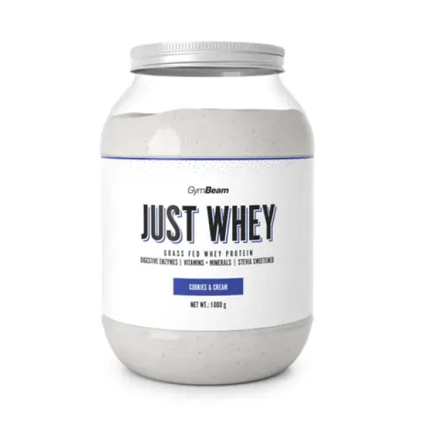 Just Whey Grass-Fed Protein - GymBeam (cookies cream, 1000 g) (28324-15-1000g-cookies&cream)