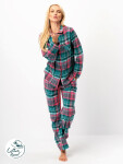 Kľúč LNS 419 B25 long/r S-XL dámske pyžamo bez zipsu zelená M