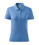 Bavlnené dámske polo tričko sky blue M