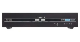 Aten 2- Port USB 4K HDMI Dual / KVM prepínač / 2× PC / 4× HDMI / 4K UHD / HD Audio (CS1142H4-AT-G)