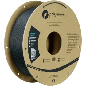 Polymaker PG03001 vlákno pre 3D tlačiarne PA6-CF chemicky odolné, Vysoká pevnosť v ťahu, vystužené uhlíkovými vláknami 1.75 mm 500 g čierna PolyMide™ 1 ks; PG03001