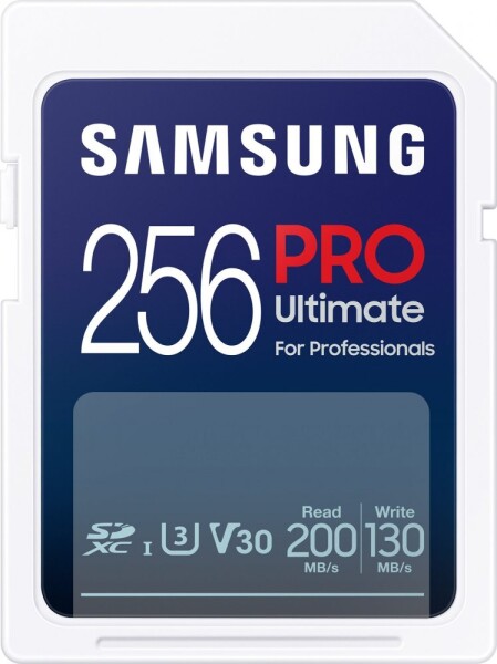 Samsung Pro Ultimate SDXC 256 GB UHS-I U3 V30 (MB-SY256S/WW)