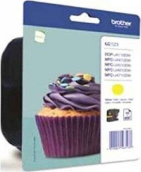 Brother originálny Wkład Atramentowy Brother LC123YBP
