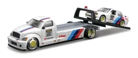 Maisto Design Elite Transport Maisto Flatbed + 1988 BMW M3
