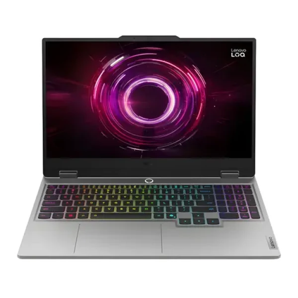 Lenovo LOQ 15AHP10 sivá / Herný notebook / 15.6" FHD / AMD RYZEN 5 220 3.2GHz / 32 GB / 512 GB SSD / RTX 5050 8 GB (83JG003CPB)