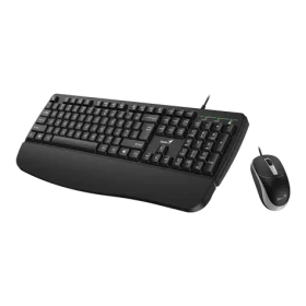 Genius KM-123 čierna / Drôtový set klávesnice a myši / USB / CZ+SK layout (31330013403)