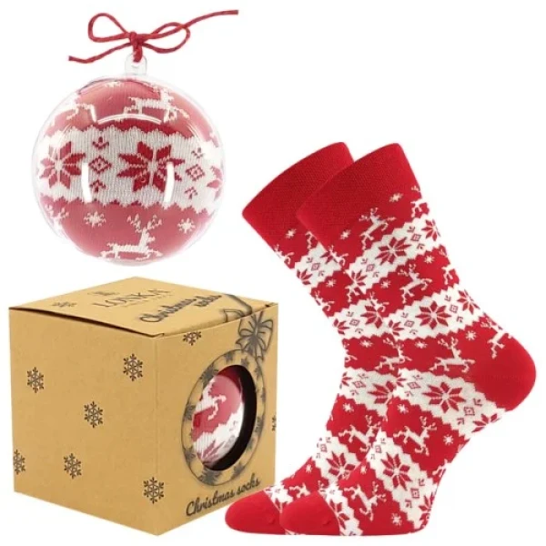 Ponožky LONKA Elfi red 1 pár 27-32 118018