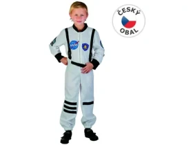 MaDe 03956 - Šaty na karneval - kozmonaut, 120-130 cm