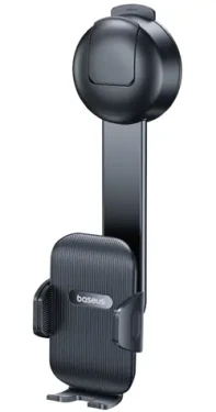 Baseus PrimeTrip C03 čierna / Držiak telefónu do auta / vákuová prísavka / 360° / palubná doska a čelné sklo (C0013C01)