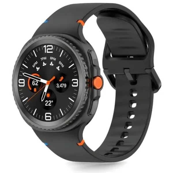 Tech-Protect Silikónový remienok čierny / Remienok / Samsung Galaxy Watch 40/44/46 mm / Silikón