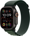 Apple Watch Ultra 2 GPS + Cellular 49mm Black Titanium Case Alpine Loop Small zelený(MX4Q3)