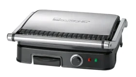 Clatronic KG 3487 čierna / Elektrický kontaktný gril / 2000 W / nerez (KG 3487)