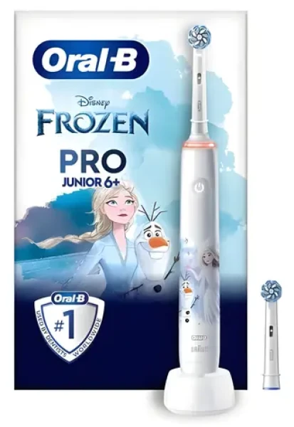 Oral-B Pro Junior Frozen / Elektrická detská zubná kefka / oscilačné / 3 režimy / senzor tlaku / od 6 rokov (8006540774724)