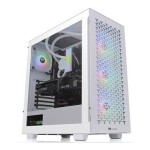 Thermaltake TOWER ATX V350 TG ARGB AIR SNOW White / ATX / 1x UBS C 3.2 / 2x USB 3.0 / Bez zdroja / priehľadná bočnica (CA-1S3-00M6WN-03)