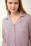 Vamp - Pyžamo s gombíkmi 21497 - Vamp pink peach XL