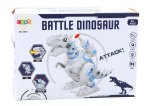 Mamido Robot dinosaurus s vystreľovačom šípok so svetlami a zvukmi biely