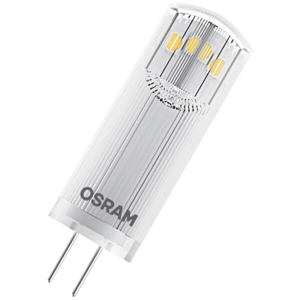 OSRAM HOMELIGHTING 4058075758025 LED En.trieda 2021 F (A - G) G4 špeciálny tvar 1.8 W = 20 W teplá biela (Ø x v) 13 mm x 13 mm 5 ks; 4058075758025