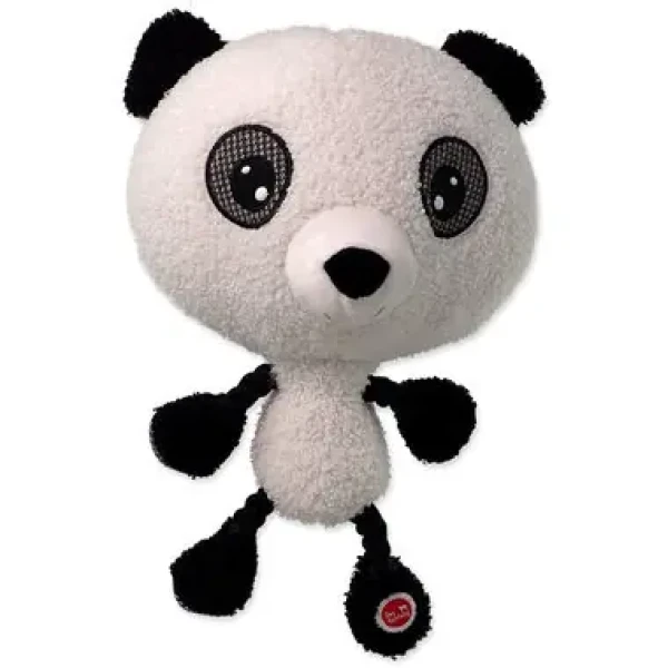 Dog Fantasy Hračka - Big head panda plyšová pískacia 30cm (454-307104)
