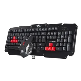 Marvo KW509 čierna / Set bezdrôtovej hernej klávesnice a myši / CZamp;SK layout / 1600 DPI (KW509 CZ/SK)