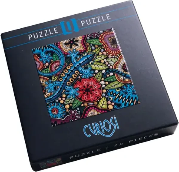CURIOSI Štvorcové puzzle Q Colour Mix: Mlok