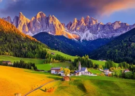 ENJOY Puzzle Kostol v Dolomitoch, Taliansko