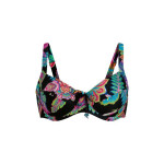 Vrchný diel plaviek Sibel 8731-1 black and pink - Anita Rosa Faia 009 multi colour 46E