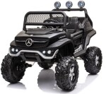 Mamido Detské elektrické autíčko Mercedes-Benz Unimog S 4x4 čierne