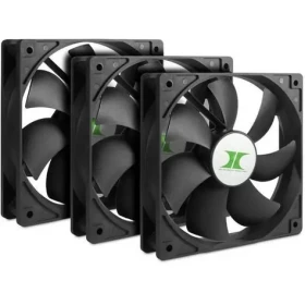 Inter-tech IPC Fan Set 120 čierna / Ventilátor / 3ks / 120 mm / 800-1500 RPM / 60 CFM / 25 dB / 4-pin (88887289)