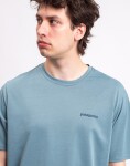 Patagonia M's Capilene® Cool Daily Shirt - Boardshort Logo Blue Sage - Light Blue Sage X-Dye L