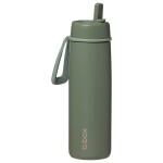 B.box Nerezová termoska na pitie so slamkou 690 ml - Olive EUR