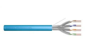 Digitus CAT 6A U/FTP modrá / Inštalačný kábel / drôt AWG 23/1 / LSOH / Dca / 100 m (DK-1624-A-VH-1)