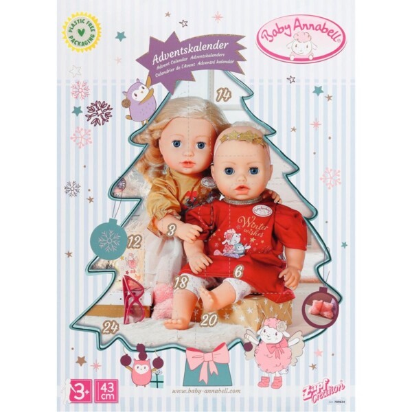 Baby Annabell Adventný kalendár 24 prekvapenie