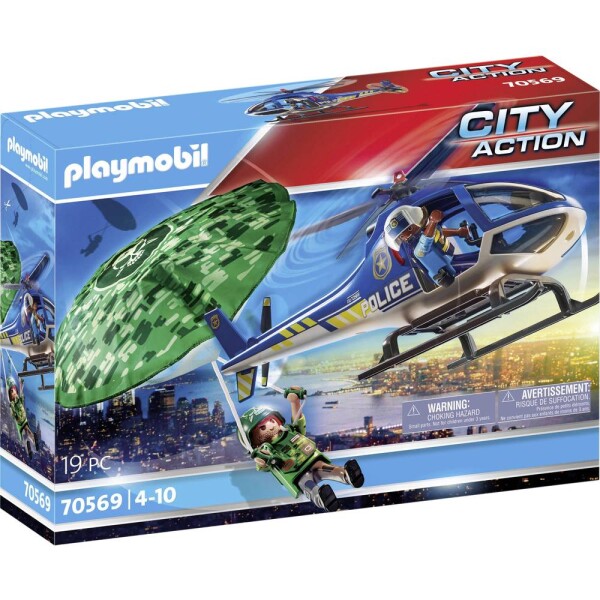 Playmobil® 70569 vrtuľník: padáku