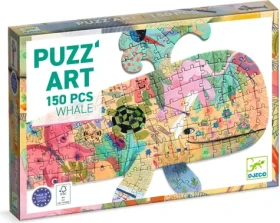 DJECO Obrysové puzzle Veľryba