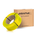 PETG Refill signálna žltá transparent 1 kg Abaflex 1,75 mm