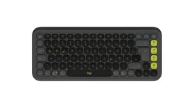 Logitech POP ICON Keys grafitová - DE / Bezdrôtová klávesnica / 2,4 GHz / Bluetooth / DE layout (920-013059)